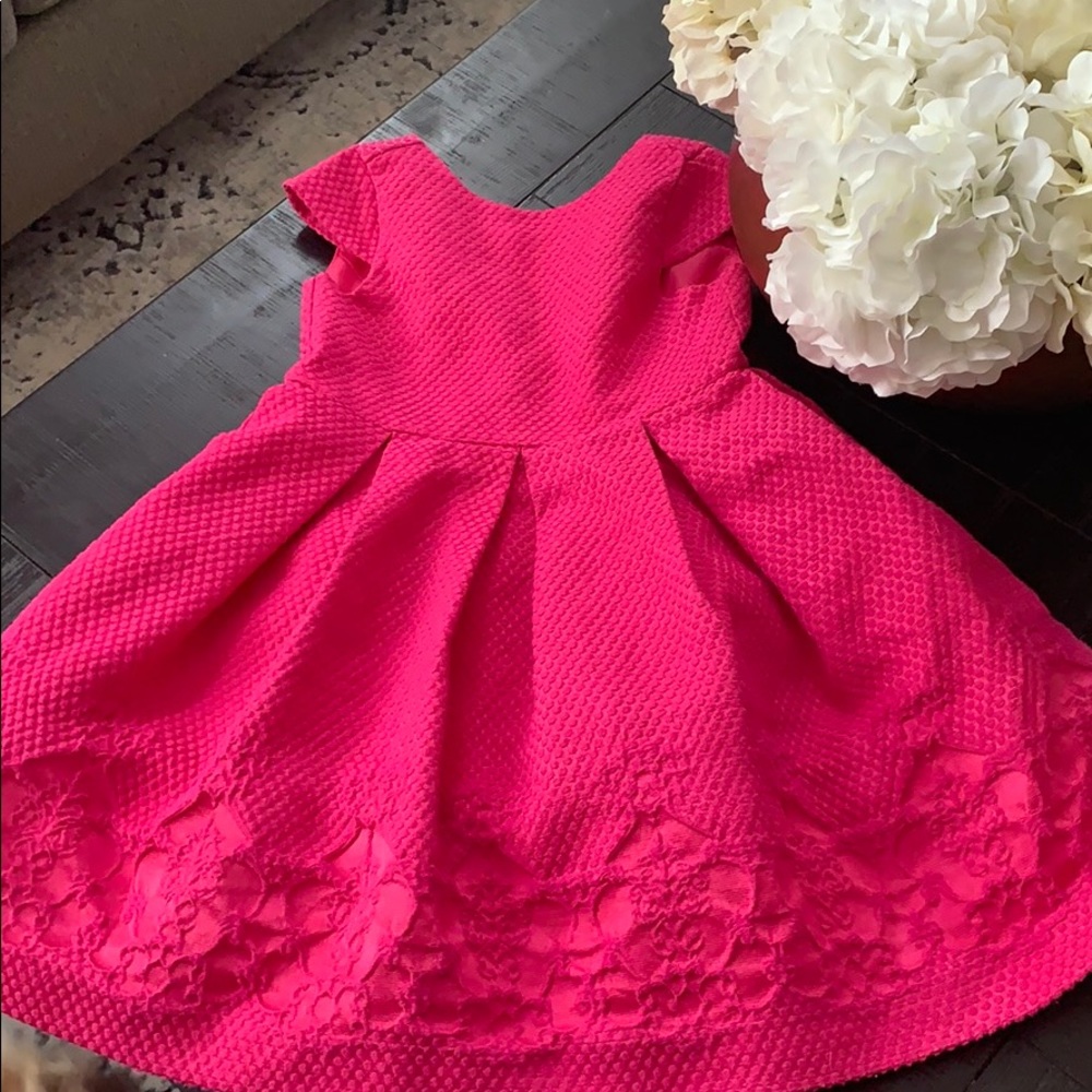 Hot pink gown